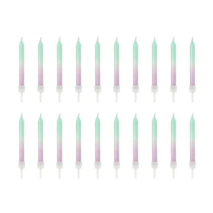 Lumânări pentru tort ombre, 6 cm