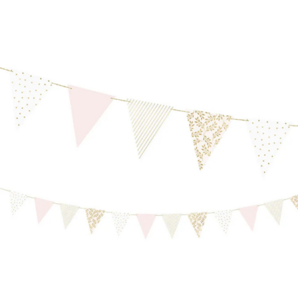 Ghirlanda stegulețe mix culori, 2.1 m