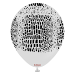 Set 5 baloane 30 cm imprimate – Kalisan Safari Crocodile Smoke