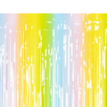 Perdea franjuri, mix curcubeu - 100 cm x 195 cm.