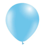 Set 100 baloane latex 30 cm Balloonia - Sky Blue