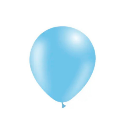 Set 100 baloane latex 13 cm Balloonia - Sky Blue