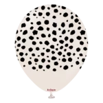 Set 5 baloane 30 cm imprimate – Kalisan Safari Cheetah White Sand
