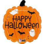 Balon din folie Dovleac de Halloween – 34×39 cm