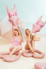 Balon folie costum de baie roz, Bride, 76 cm