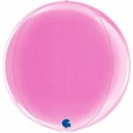 Balon folie Orbz 45 cm Roz