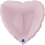 Balon folie inima 60 cm Roz Pastel
