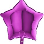 Balon folie stea 45 cm Mov