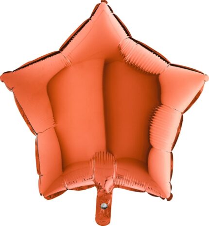 Balon folie stea 45 cm Portocaliu