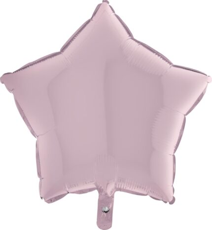 Balon folie stea 45 cm Roz Pastel