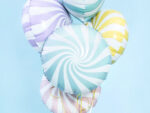 Balon din folie acadea Candy blue 45 cm