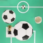 Farfurii Meri Meri, minge de fotbal – set de 8