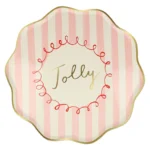 Farfurii Meri Meri, tematica de Craciun – set de 8