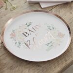 Farfurii Baby in Bloom petrecere baby Shower – set de 8