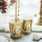 Pahare majorat 18th Birthday – set de 6