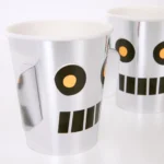Pahare argintii Robot -set de 8