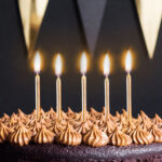 Lumânări pentru tort, aurii