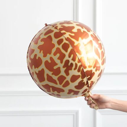Balon din folie Orbz 55 cm, imprimeu Girafa