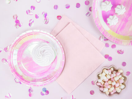 Servetele roz pastel 20 buc