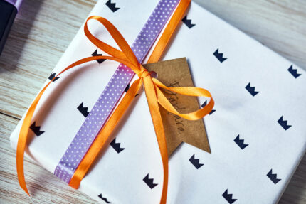 Panglica saten 6mm/26m, portocaliu