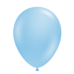 Baloane latex Tuftex Baby Blue 13 cm (set de 50 buc)