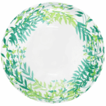 Balon BOBO transparent imprimat cu frunze -50 cm