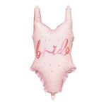 Balon folie costum de baie roz, Bride, 76 cm