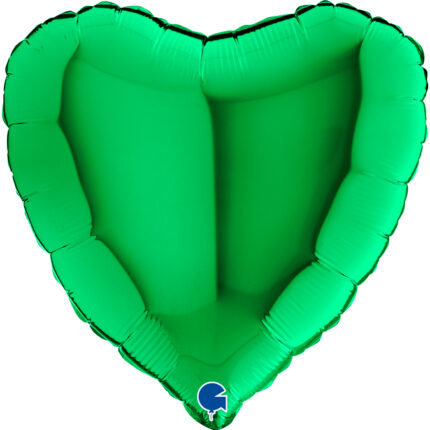 Balon folie inima 45 cm Verde