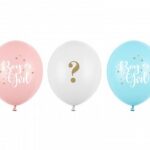 Baloane din latex 30 cm Boy or Girl -set de 10