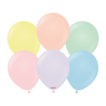 Set 50 baloane latex 13 cm -Kalisan Macaron Pastel Mix