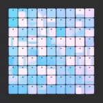 Panou paiete SolaAir culoarea Chameleon Blue-Pink