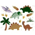 Tatuaje temporare dinozauri - set 13