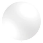 Balon latex jumbo 90 cm Balloonia - White