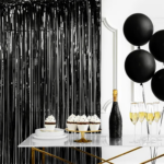 Perdea din folie neagră - 90x250cm