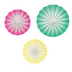 Rozete decorative din hârtie - set de 3