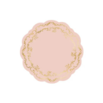 Suport pentru farfurie roz deschis - set de 6