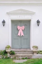 Funda mare din carton, roz, pentru decor - 55x71 cm