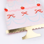 Farfurii in forma de tort elegant, Meri Meri – set de 8