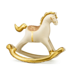 Balon folie în picioare – Căluț pe balansoar, culori mixte