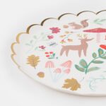 Farfurii Winter Woodland, Meri Meri – set de 8
