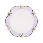 Farfurii pastel elegante cu detalii aurii – Inspirație Rococo – Meri Meri