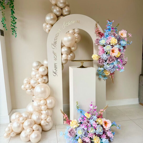 Decor cu baloane pentru nuntă