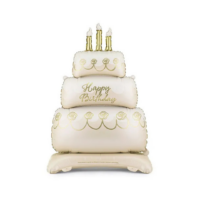 Balon folie tort aniversar (standing) – balon Happy Birthday 100 cm