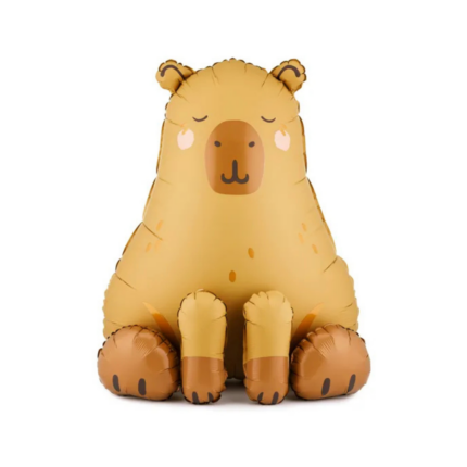 Balon folie capibara – decor baby shower, botez și petreceri copii