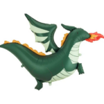 Balon folie dragon mare – decor petrecere copii tematică dragon