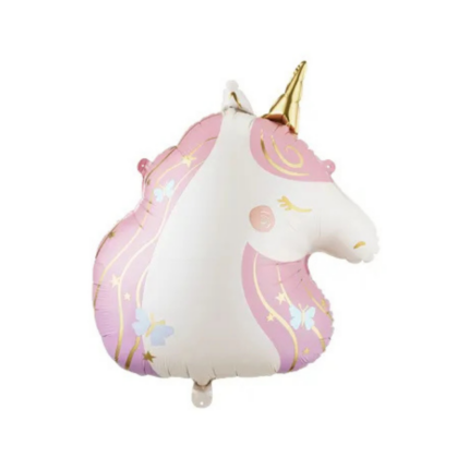 Balon folie unicorn – balon unicorn aniversare copii, 61 cm