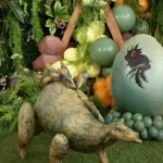Balon folie dinozaur Stegosaurus Jurassic World – decor petrecere copii