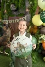 Balon folie Jurassic World – decor aniversare copii, tematică dinozauri