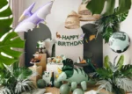 Balon folie dinozaur Happy Birthday – balon aniversare tematică dinozauri