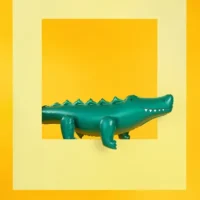 Balon folie crocodil standing – balon mare decor copii dino/jungle